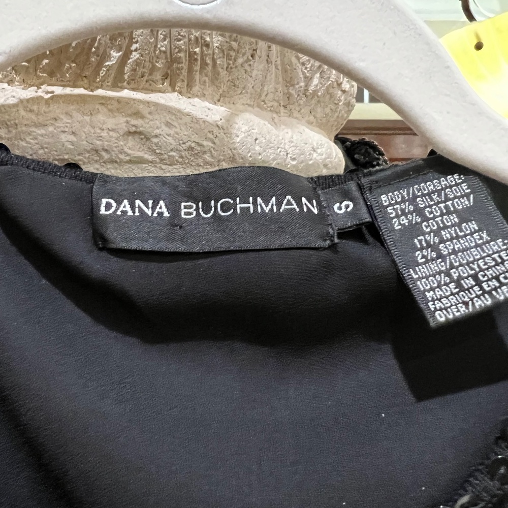 Dana Buchman Black Sequin Size Small Jacket
